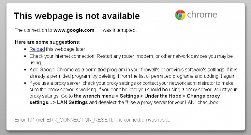 Cara mengatasi this webpage is not available di chrome